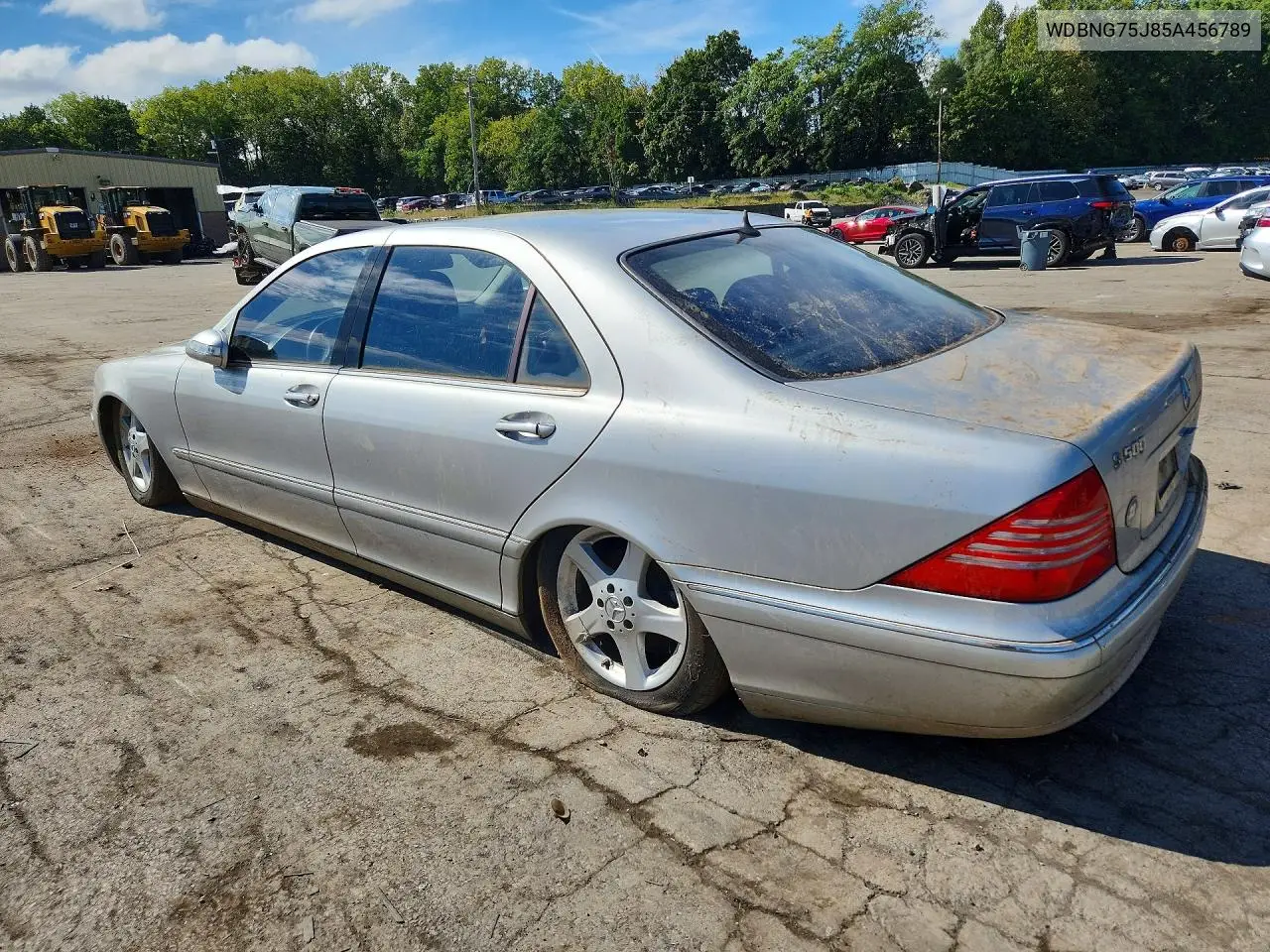 2005 MERCEDES S-KLASSE VIN WDBNG75J85A456789 — фото 2
