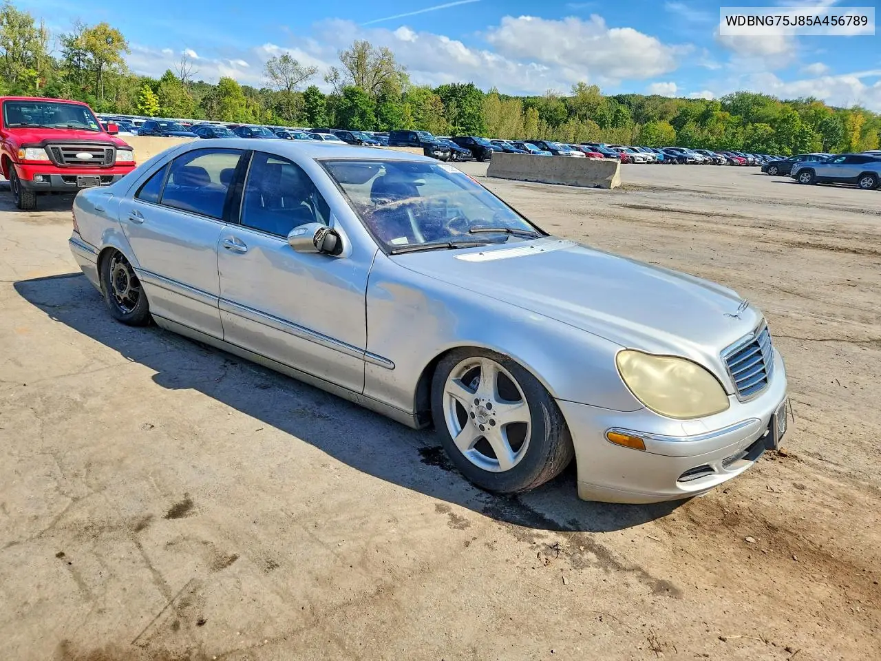 2005 MERCEDES S-KLASSE VIN WDBNG75J85A456789 — фото 4
