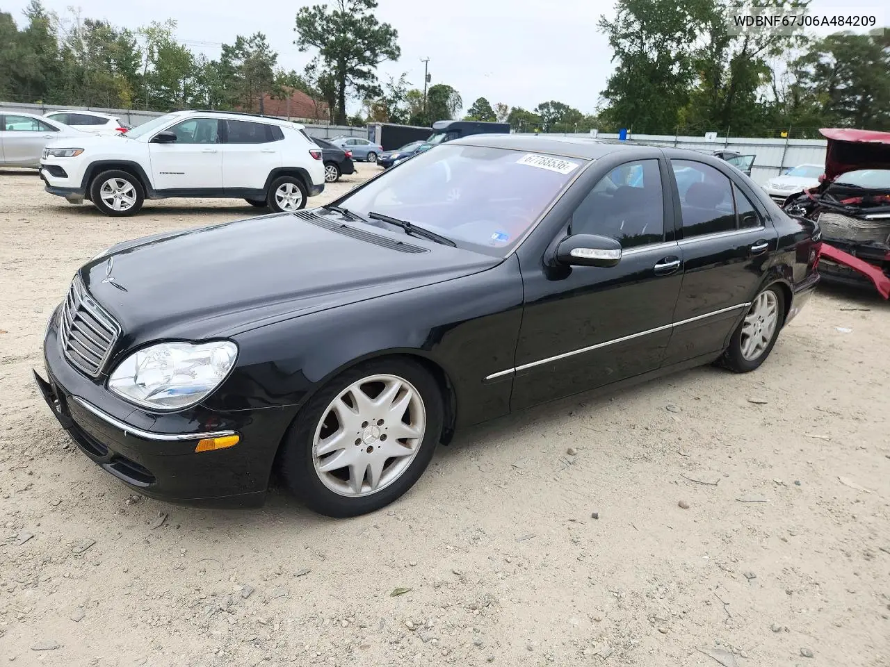 MERCEDES S-KLASSE 2006, VIN WDBNF67J06A484209