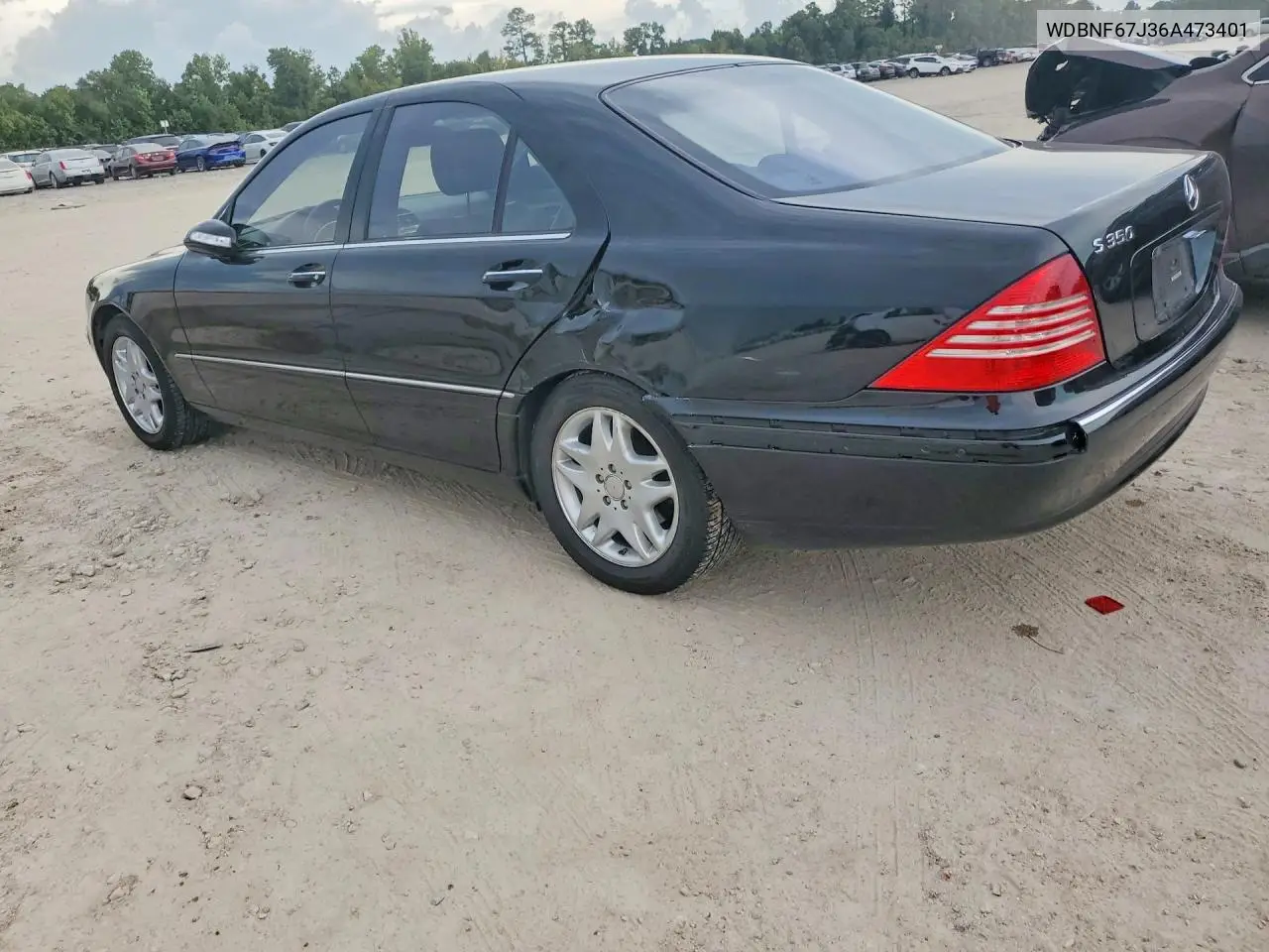 2006 MERCEDES S-KLASSE VIN WDBNF67J36A473401 — фото 2