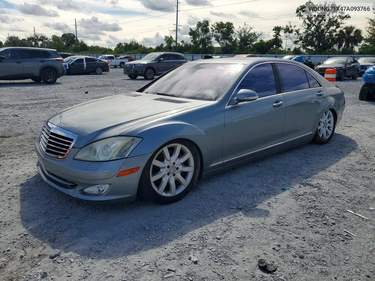 MERCEDES S-KLASSE 2007, VIN WDDNG71X47A093766