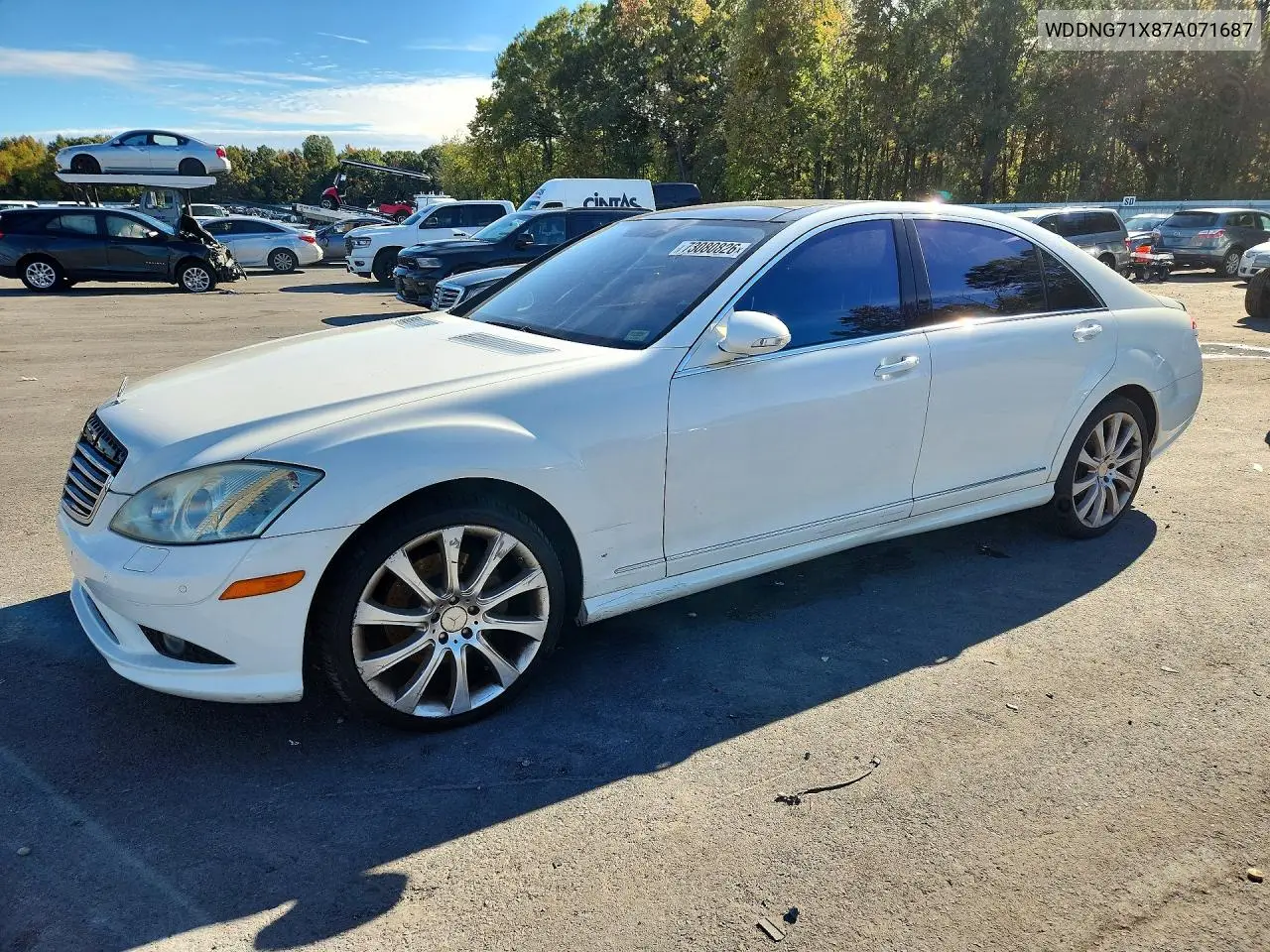 MERCEDES S-KLASSE 2007, VIN WDDNG71X87A071687