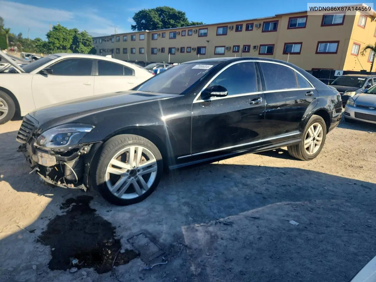 MERCEDES S-KLASSE 2007, VIN WDDNG86X87A144569