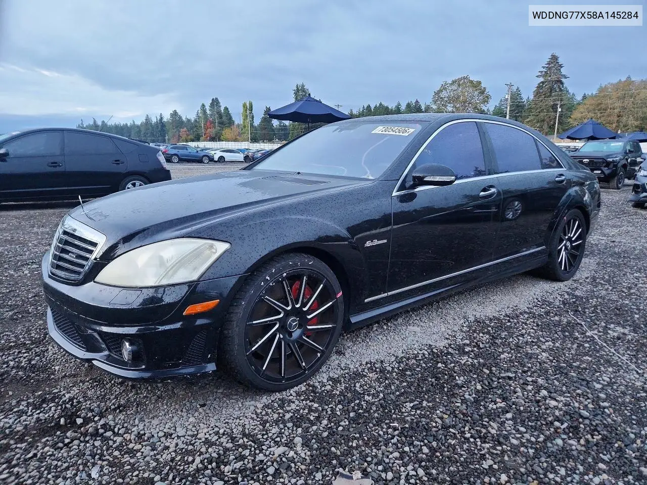 MERCEDES S-KLASSE 2008, VIN WDDNG77X58A145284