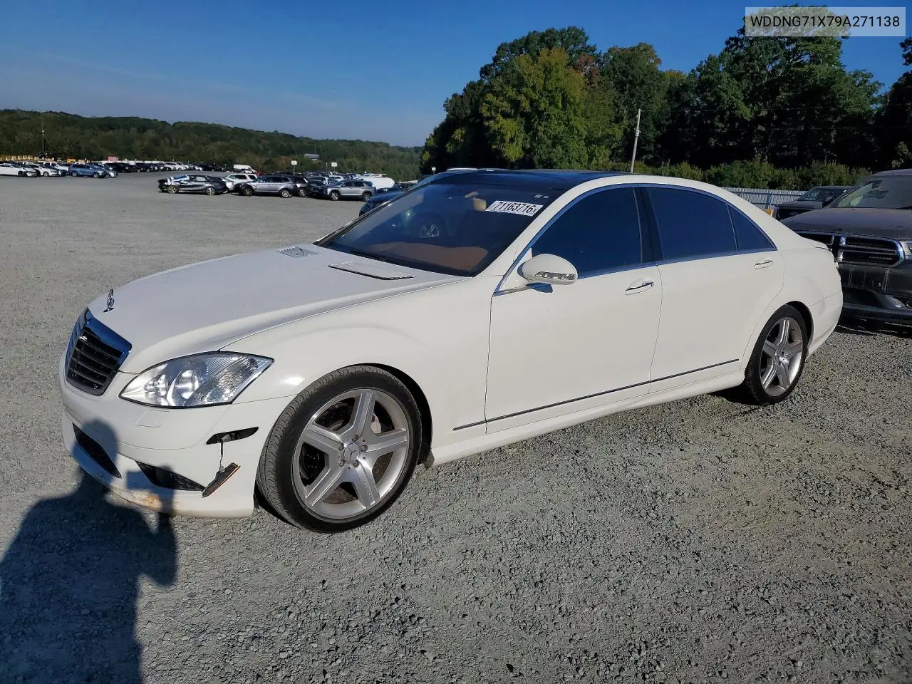 MERCEDES S-KLASSE 2009, VIN WDDNG71X79A271138