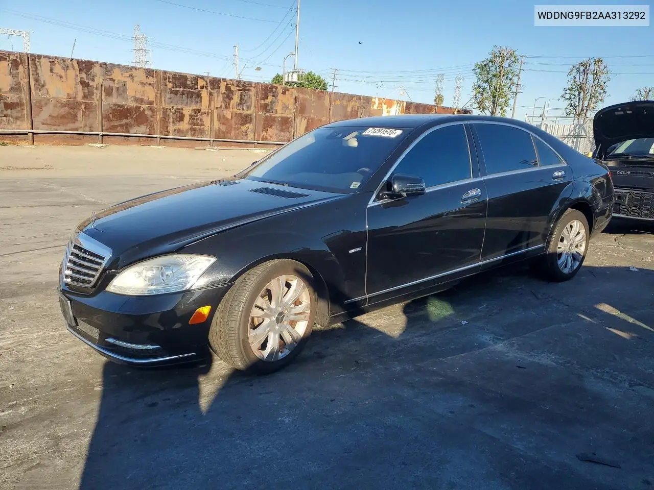MERCEDES S-KLASSE 2010, VIN WDDNG9FB2AA313292