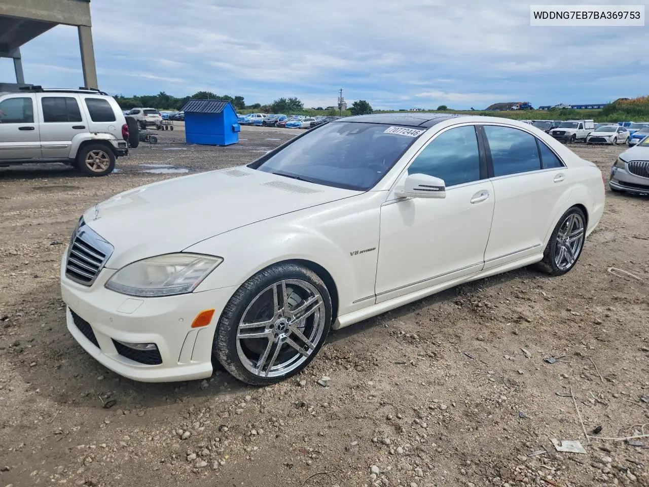 MERCEDES S-KLASSE 2011, VIN WDDNG7EB7BA369753