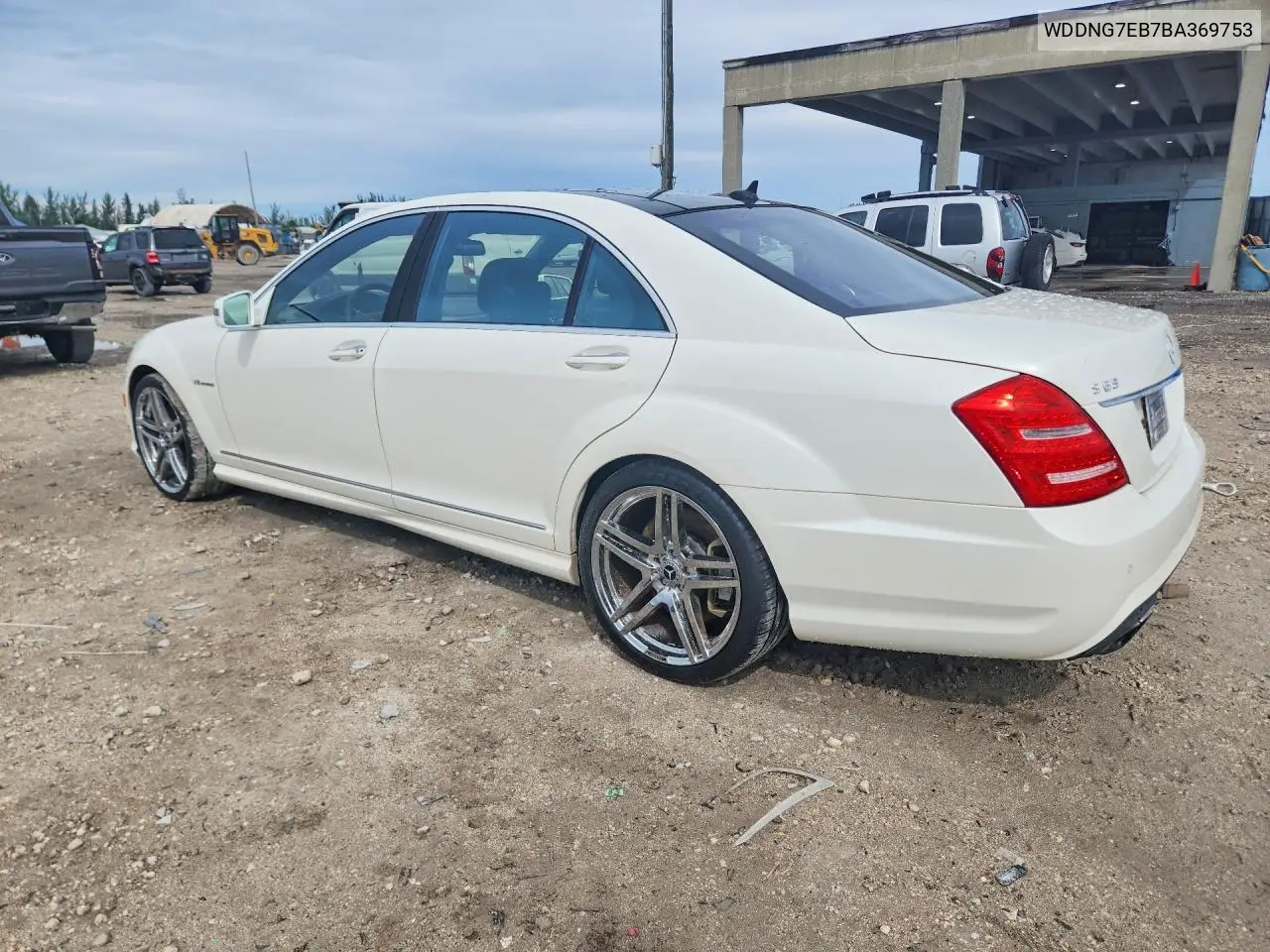 2011 MERCEDES S-KLASSE VIN WDDNG7EB7BA369753 — фото 2