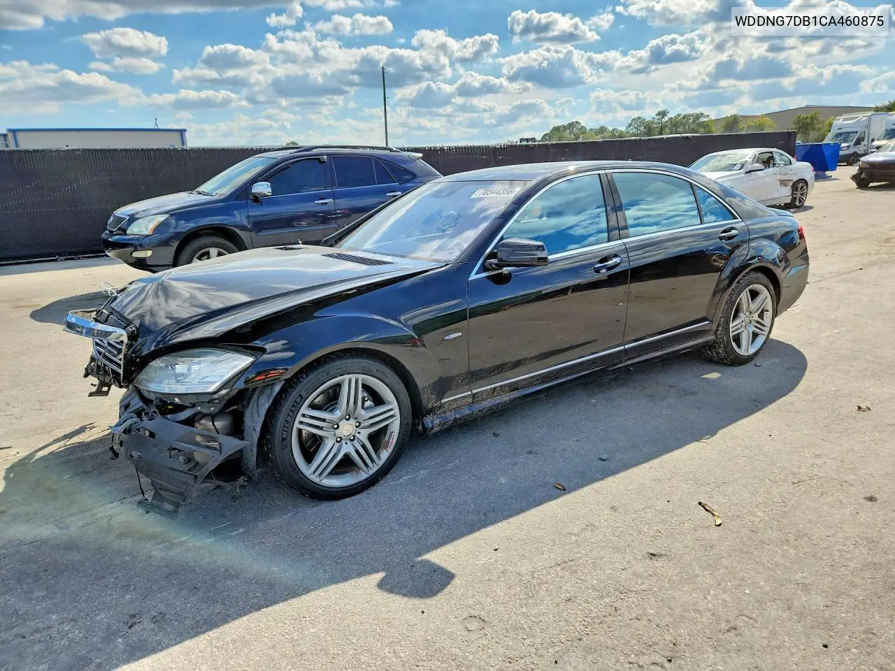 MERCEDES S-KLASSE 2012, VIN WDDNG7DB1CA460875