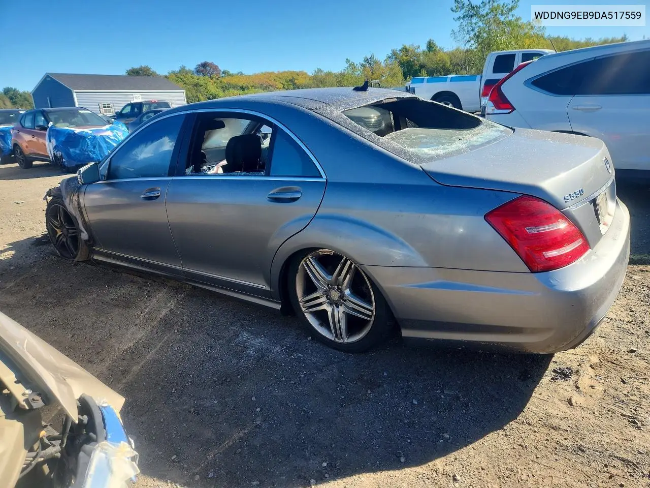 2013 MERCEDES S-KLASSE VIN WDDNG9EB9DA517559 — фото 2