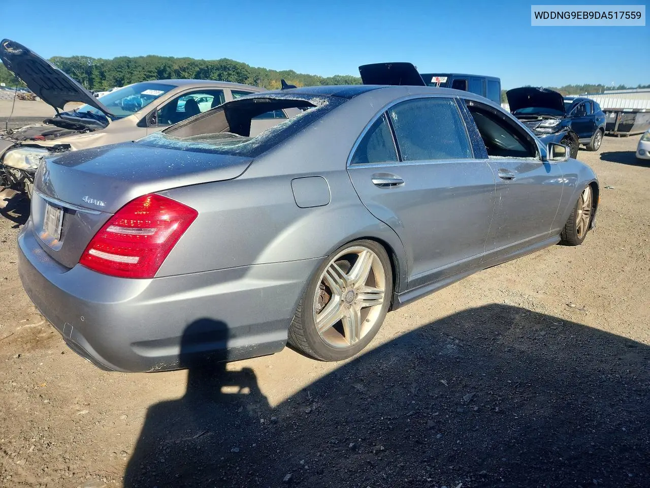 2013 MERCEDES S-KLASSE VIN WDDNG9EB9DA517559 — фото 3