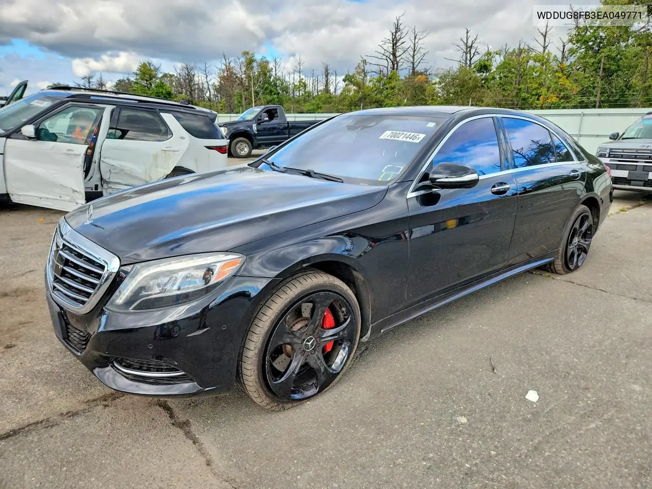 MERCEDES S-KLASSE 2014, VIN WDDUG8FB3EA049771