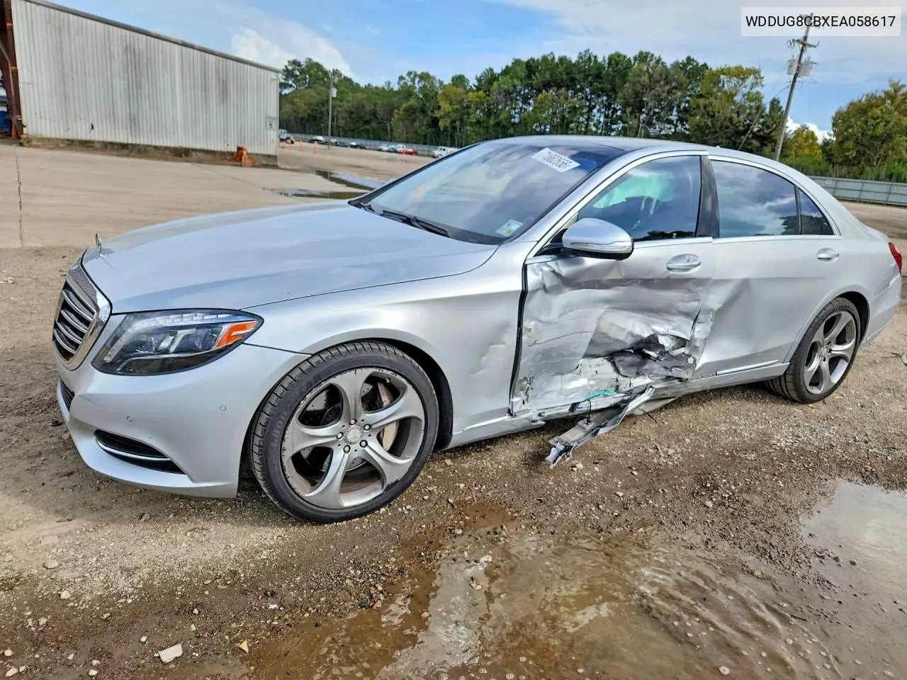 MERCEDES S-KLASSE 2014, VIN WDDUG8CBXEA058617