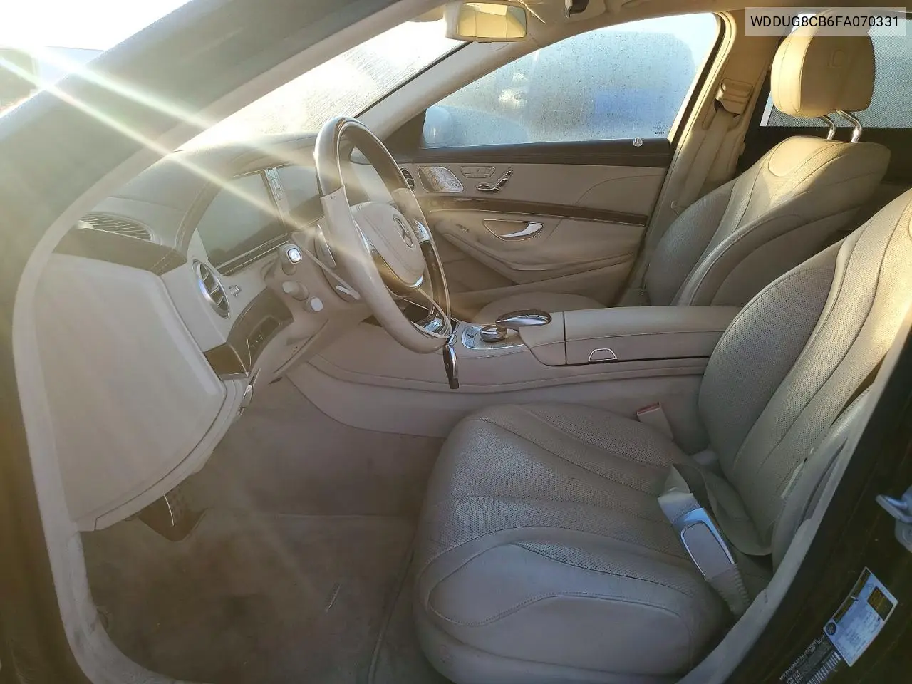 MERCEDES S-KLASSE 2015, VIN WDDUG8CB6FA070331