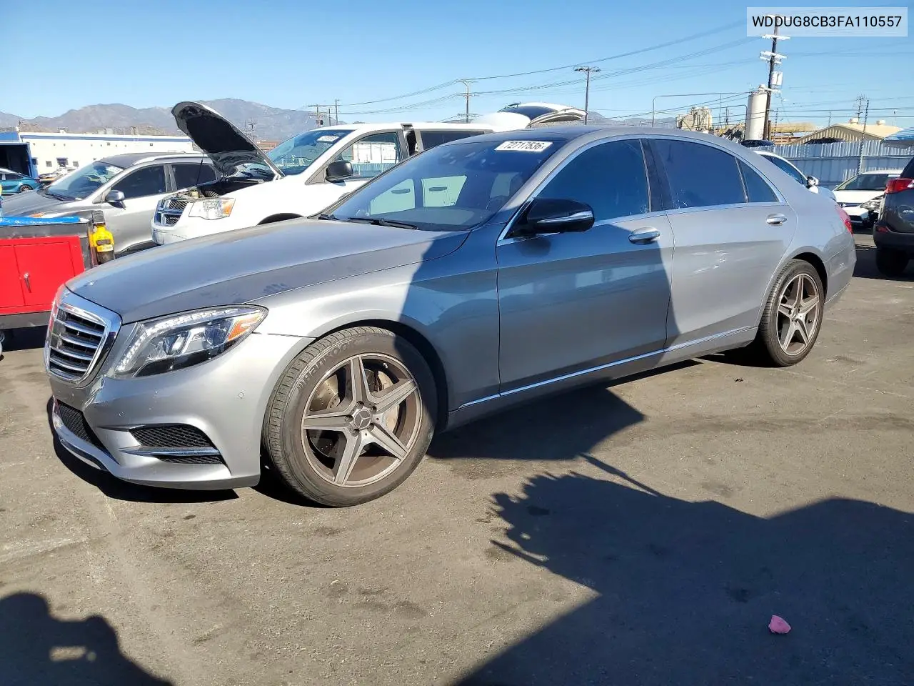 MERCEDES S-KLASSE 2015, VIN WDDUG8CB3FA110557