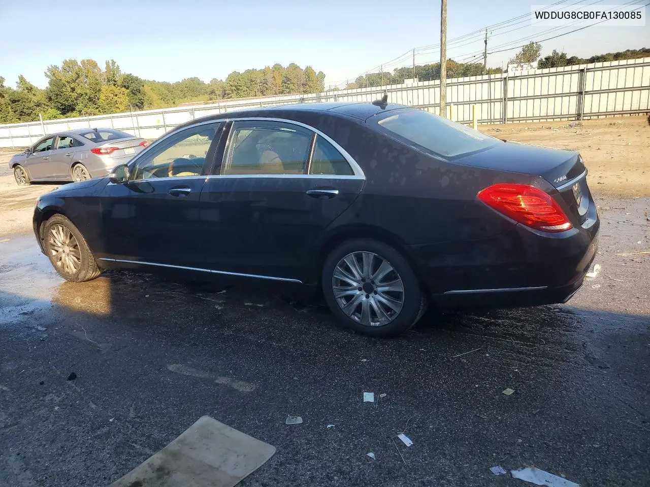 2015 MERCEDES S-KLASSE VIN WDDUG8CB0FA130085 — фото 2