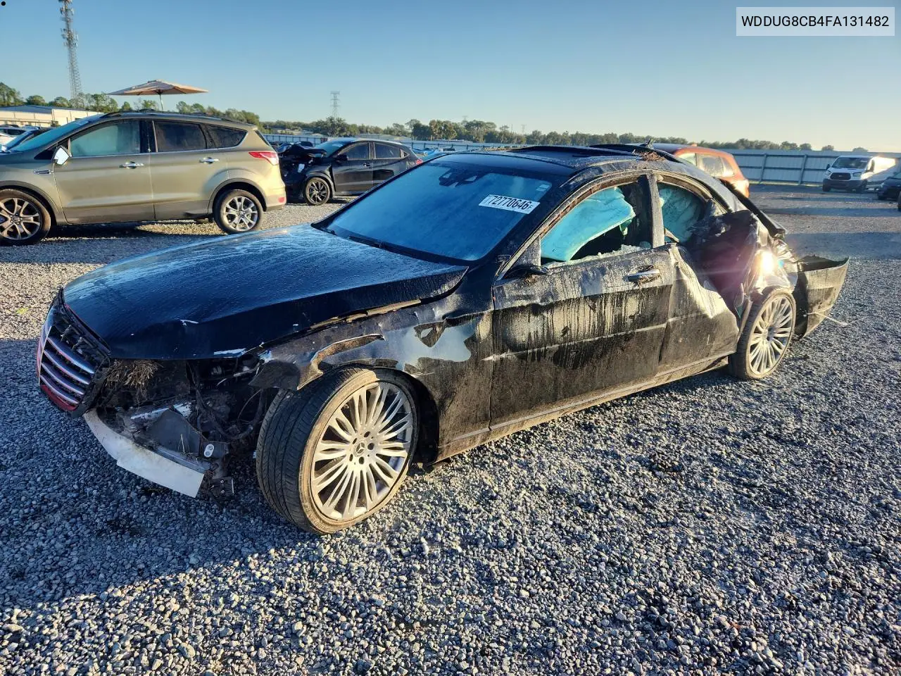 MERCEDES S-KLASSE 2015, VIN WDDUG8CB4FA131482