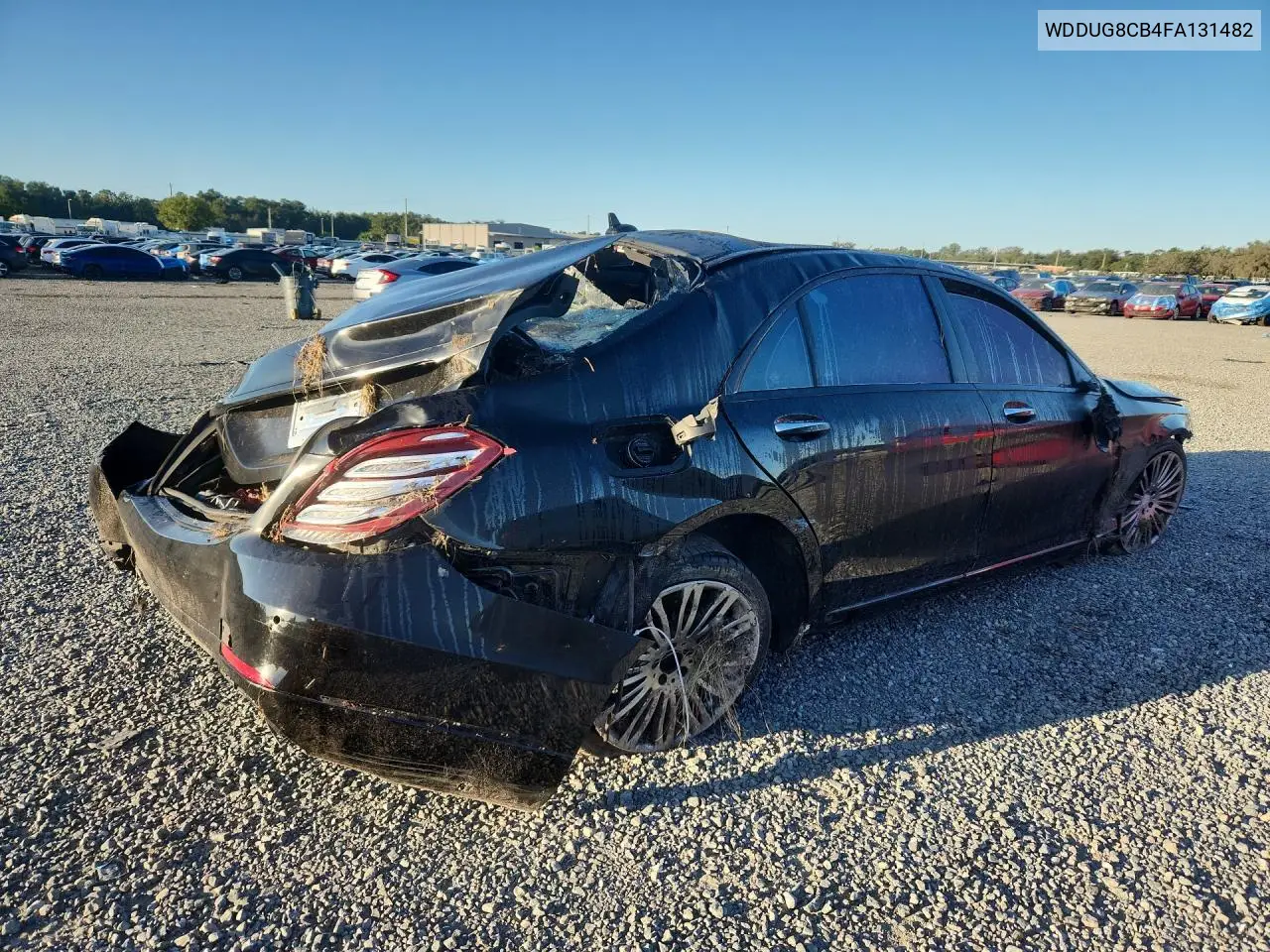 2015 MERCEDES S-KLASSE VIN WDDUG8CB4FA131482 — фото 3