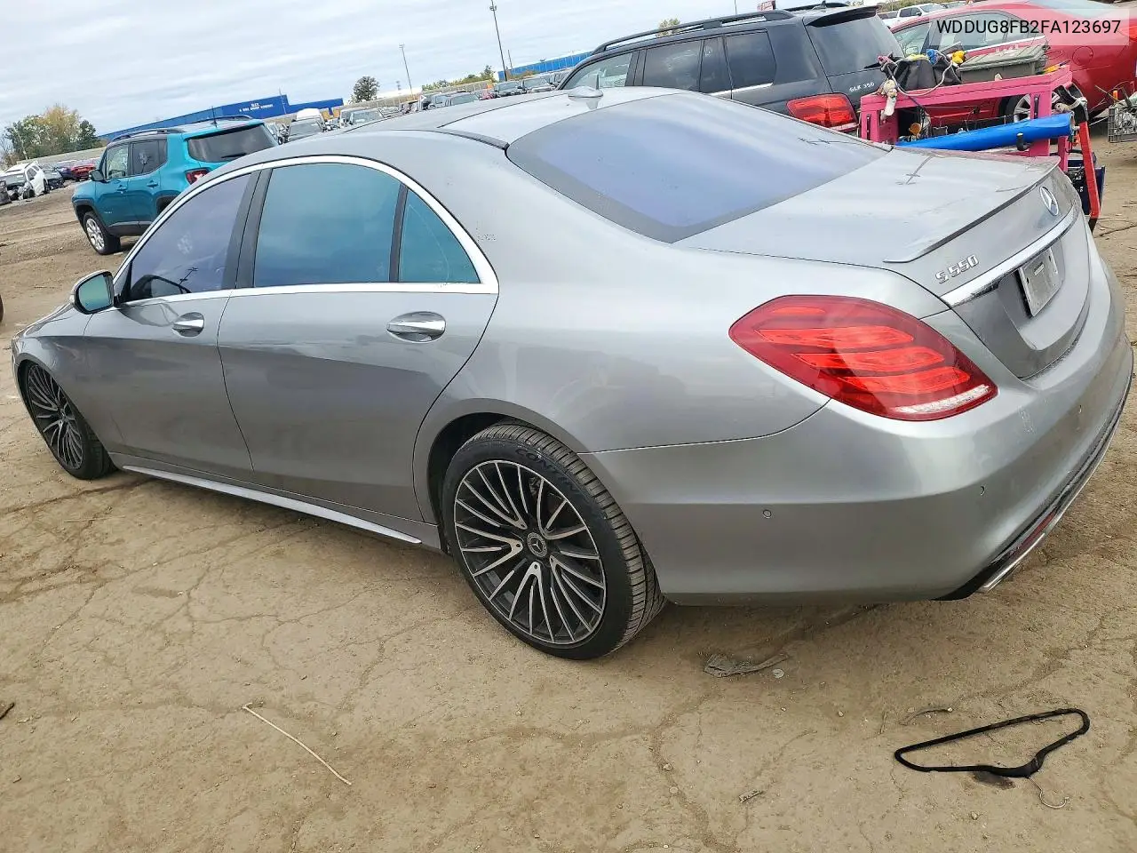 2015 MERCEDES S-KLASSE VIN WDDUG8FB2FA123697 — фото 2