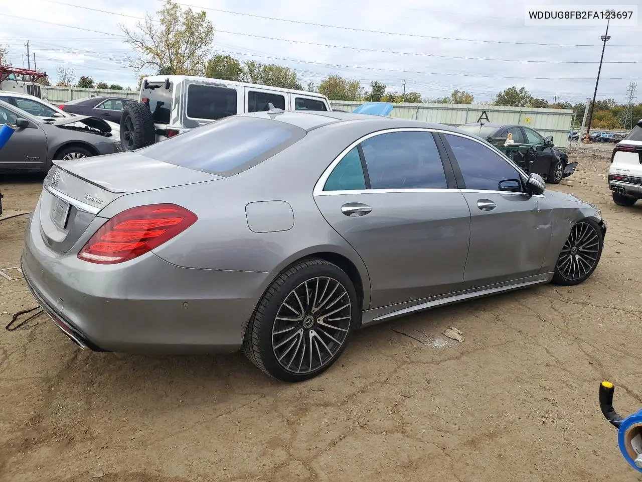 2015 MERCEDES S-KLASSE VIN WDDUG8FB2FA123697 — фото 3