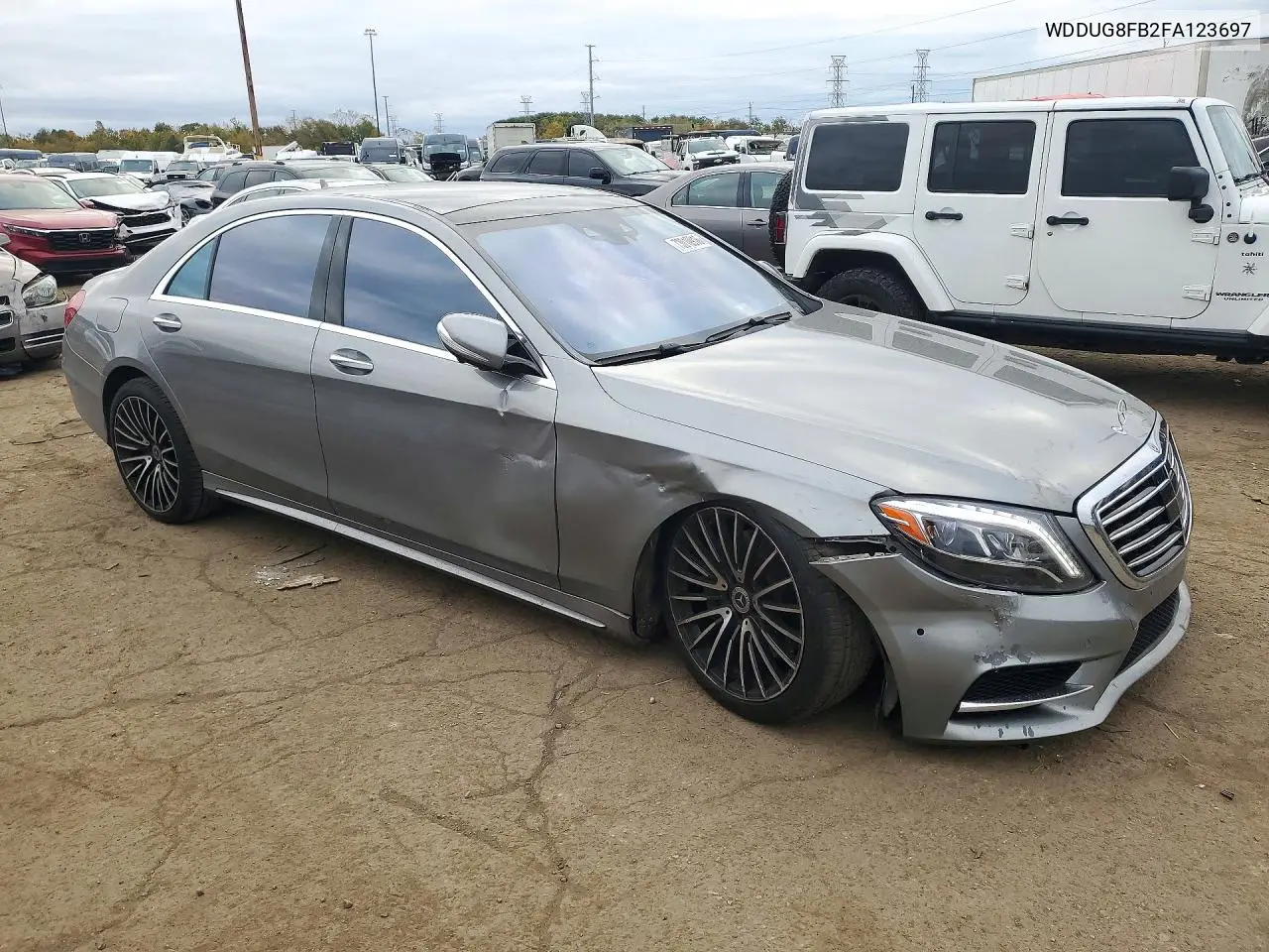 2015 MERCEDES S-KLASSE VIN WDDUG8FB2FA123697 — фото 4