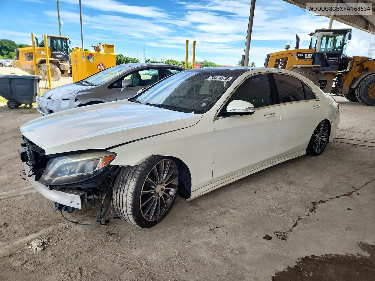 MERCEDES S-KLASSE 2015, VIN WDDUG8CBXFA168634