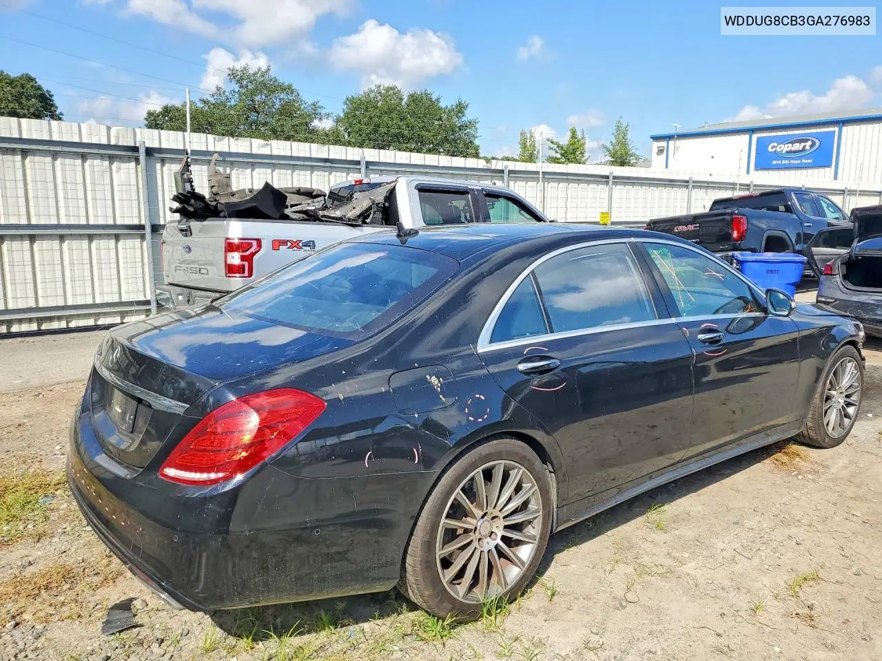 2016 MERCEDES S-KLASSE VIN WDDUG8CB3GA276983 — фото 3