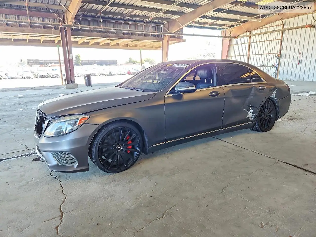 MERCEDES S-KLASSE 2016, VIN WDDUG8CB6GA222867