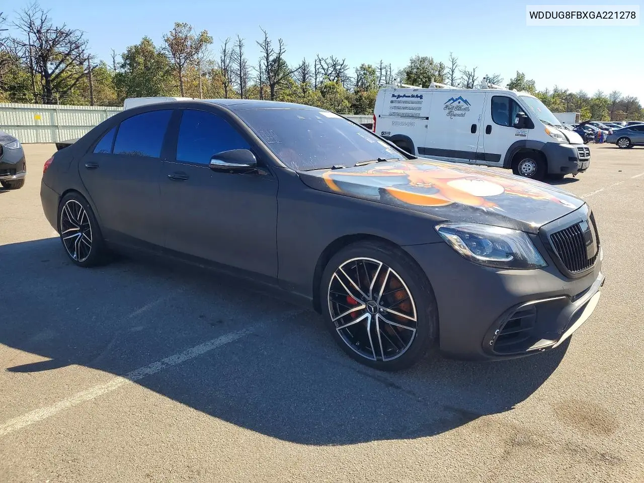2016 MERCEDES S-KLASSE VIN WDDUG8FBXGA221278 — фото 4