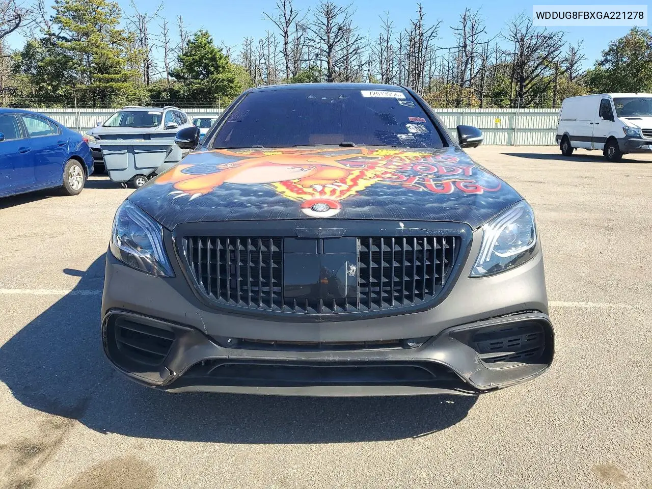 2016 MERCEDES S-KLASSE VIN WDDUG8FBXGA221278 — фото 5