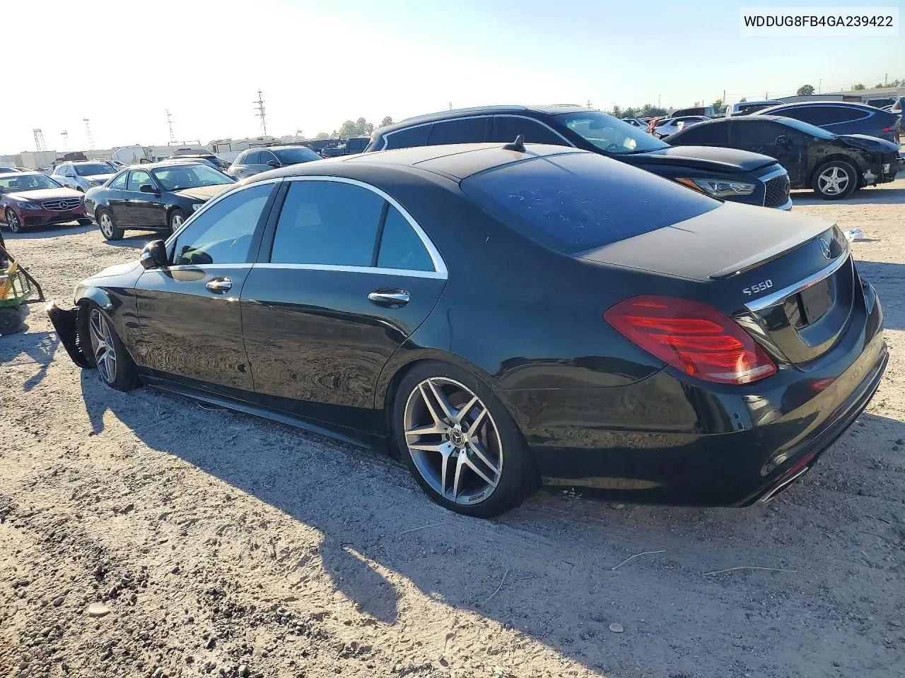 2016 MERCEDES S-KLASSE VIN WDDUG8FB4GA239422 — фото 2