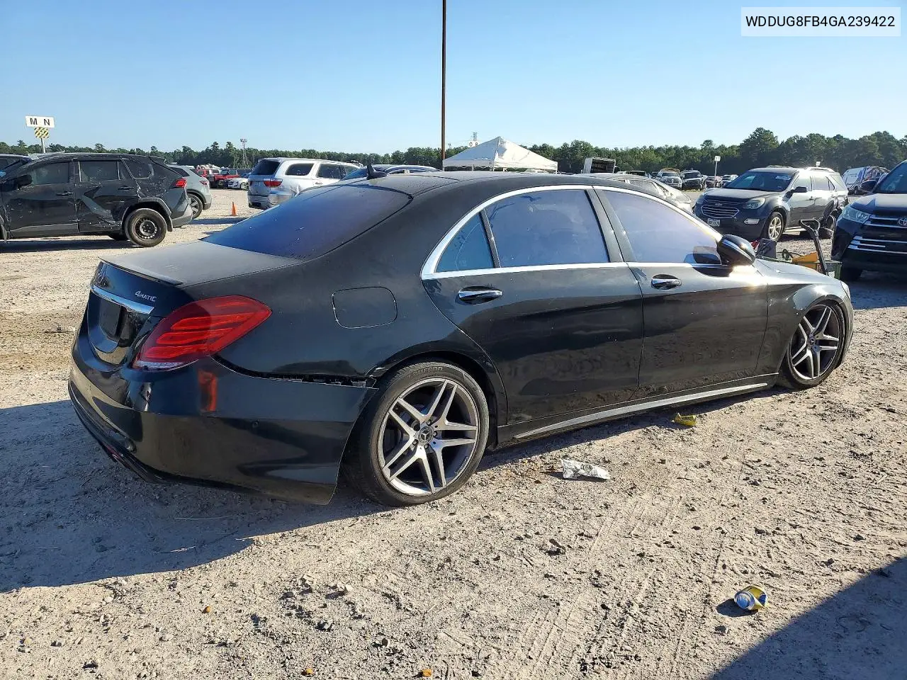 2016 MERCEDES S-KLASSE VIN WDDUG8FB4GA239422 — фото 3