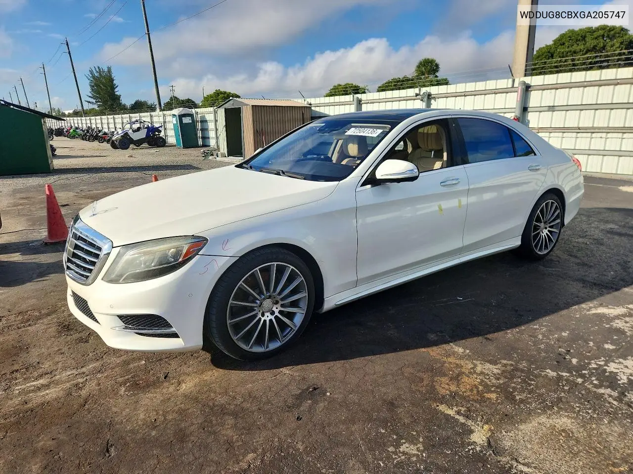 MERCEDES S-KLASSE 2016, VIN WDDUG8CBXGA205747
