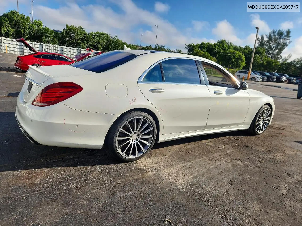2016 MERCEDES S-KLASSE VIN WDDUG8CBXGA205747 — фото 3