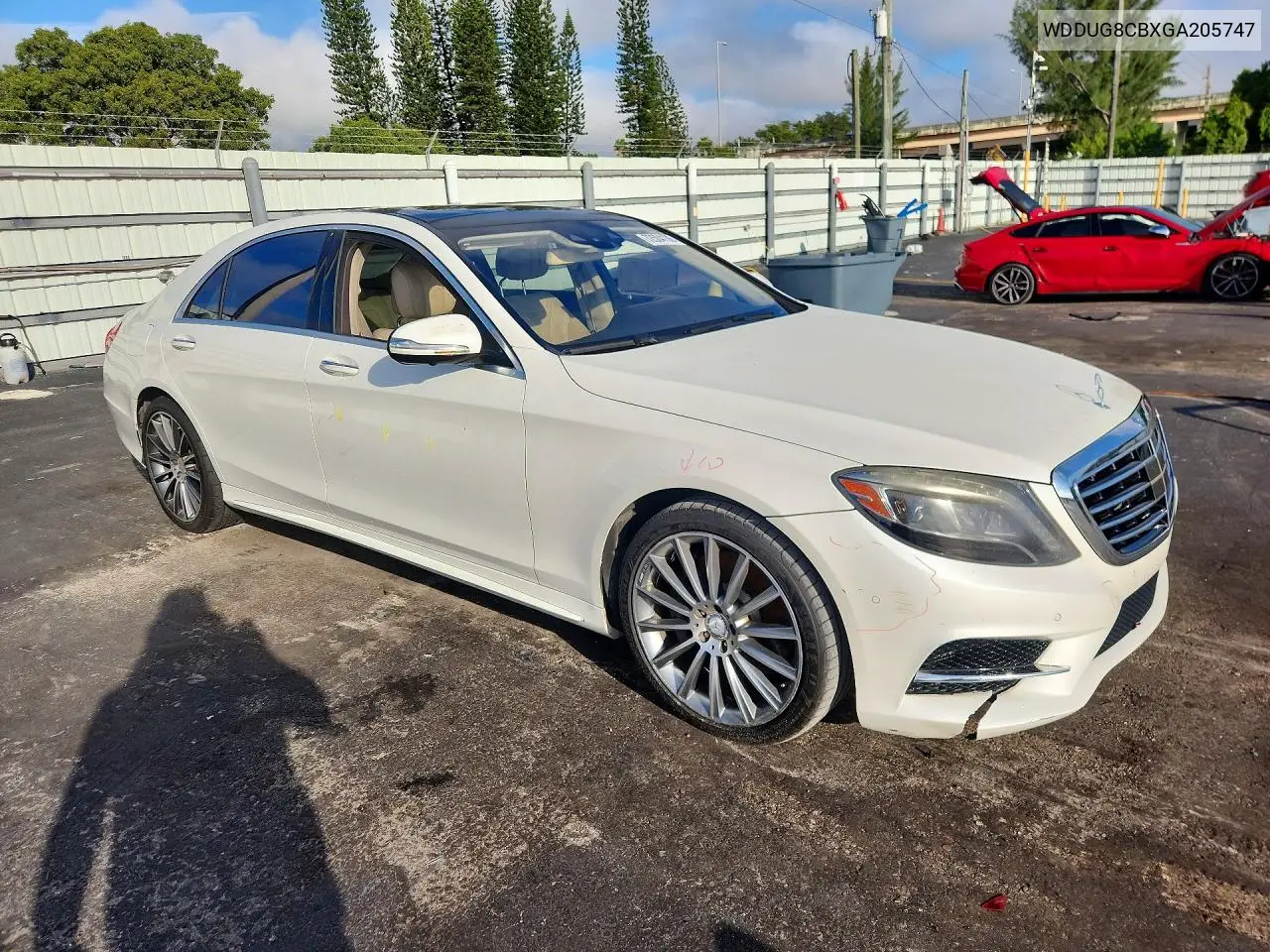 2016 MERCEDES S-KLASSE VIN WDDUG8CBXGA205747 — фото 4