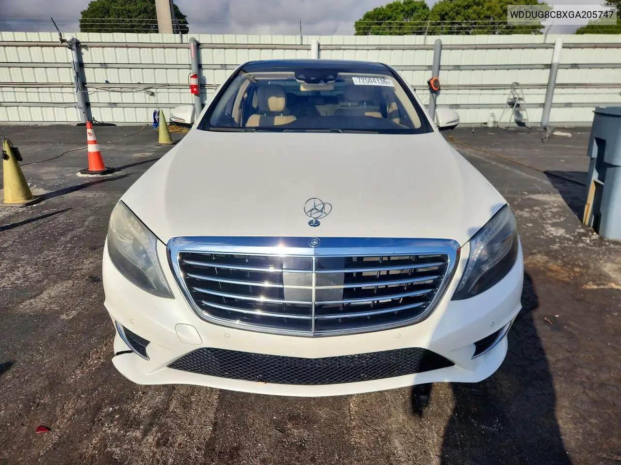 2016 MERCEDES S-KLASSE VIN WDDUG8CBXGA205747 — фото 5