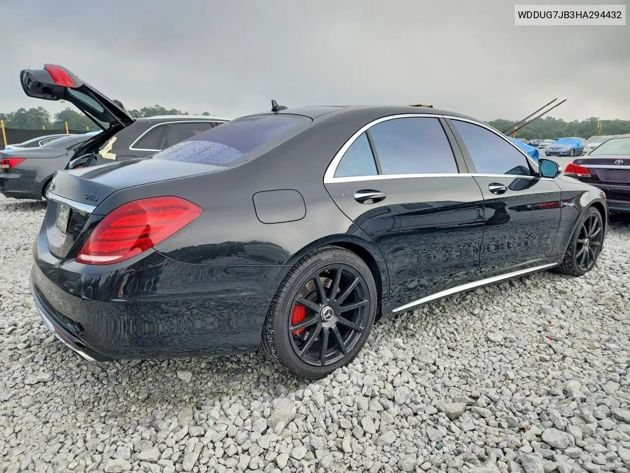 2017 MERCEDES S-KLASSE VIN WDDUG7JB3HA294432 — фото 3