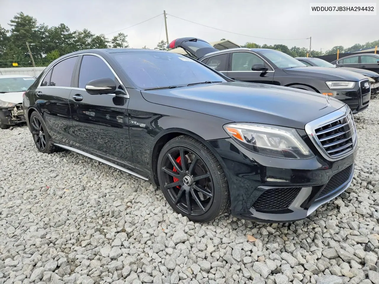 2017 MERCEDES S-KLASSE VIN WDDUG7JB3HA294432 — фото 4