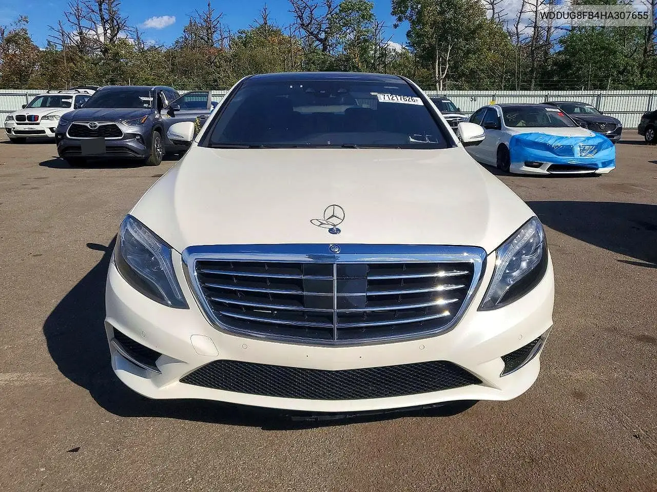 2017 MERCEDES S-KLASSE VIN WDDUG8FB4HA307655 — фото 5