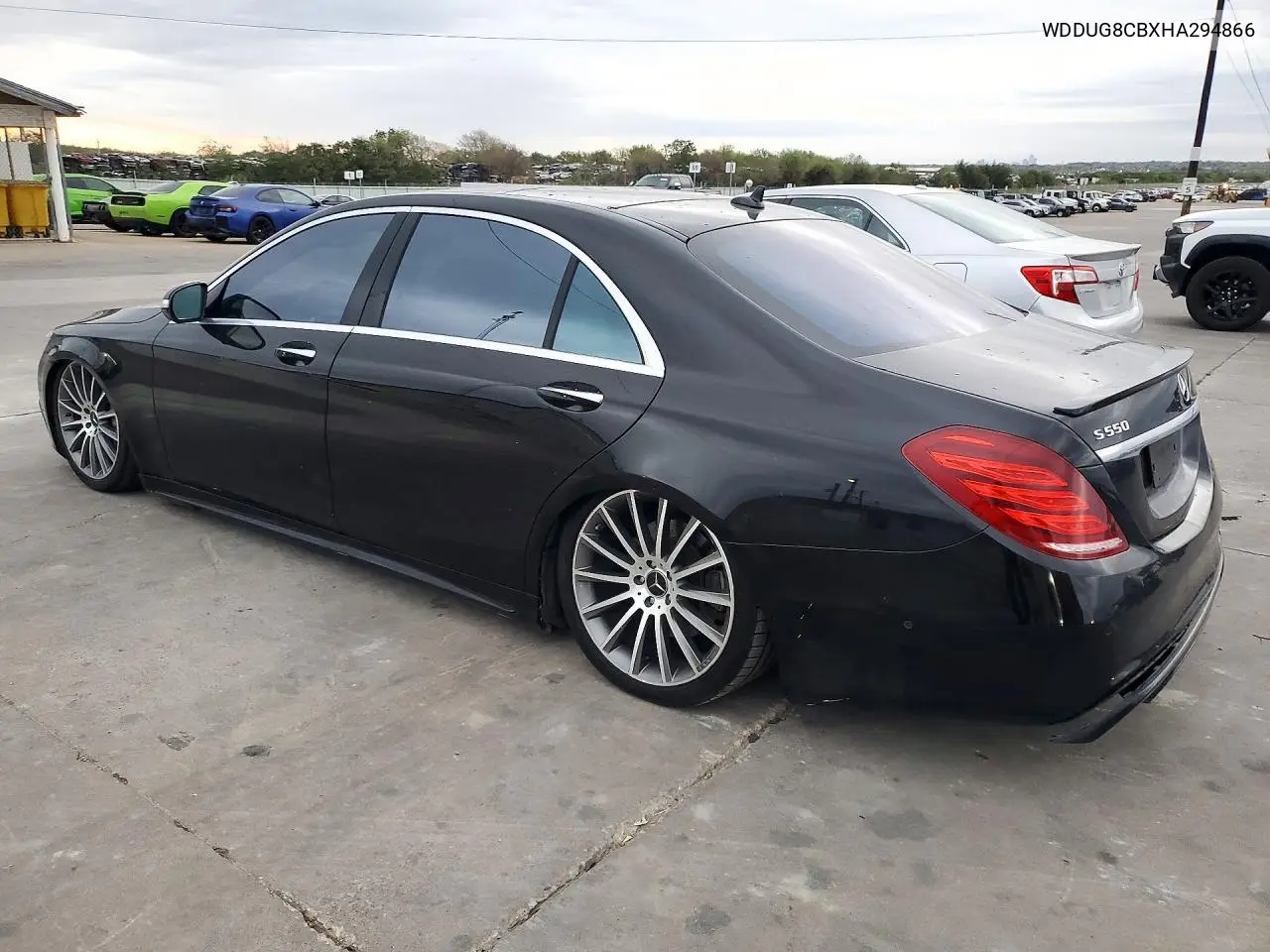 2017 MERCEDES S-KLASSE VIN WDDUG8CBXHA294866 — фото 2