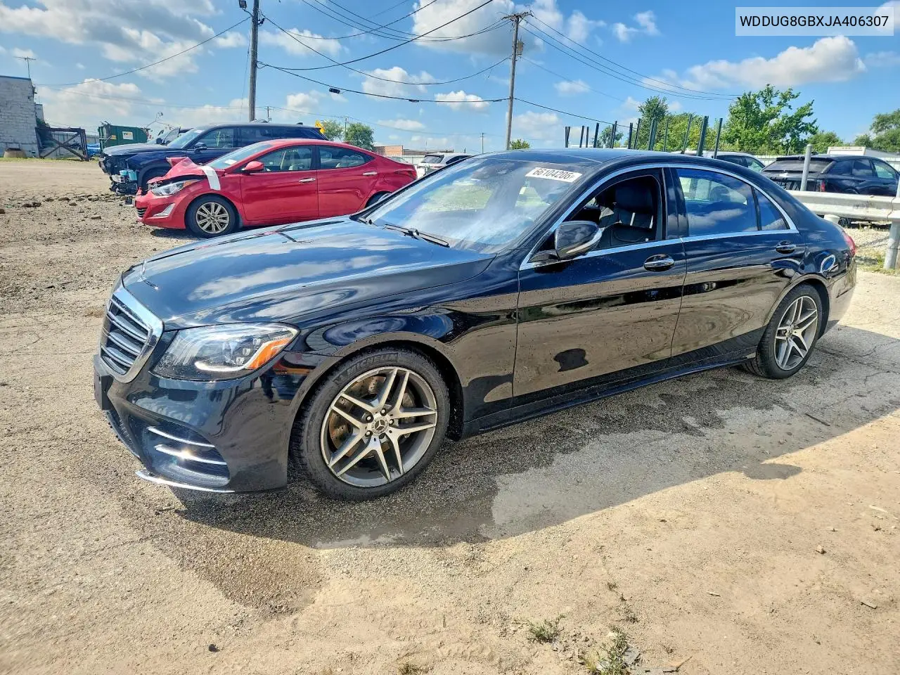 MERCEDES S-KLASSE 2018, VIN WDDUG8GBXJA406307