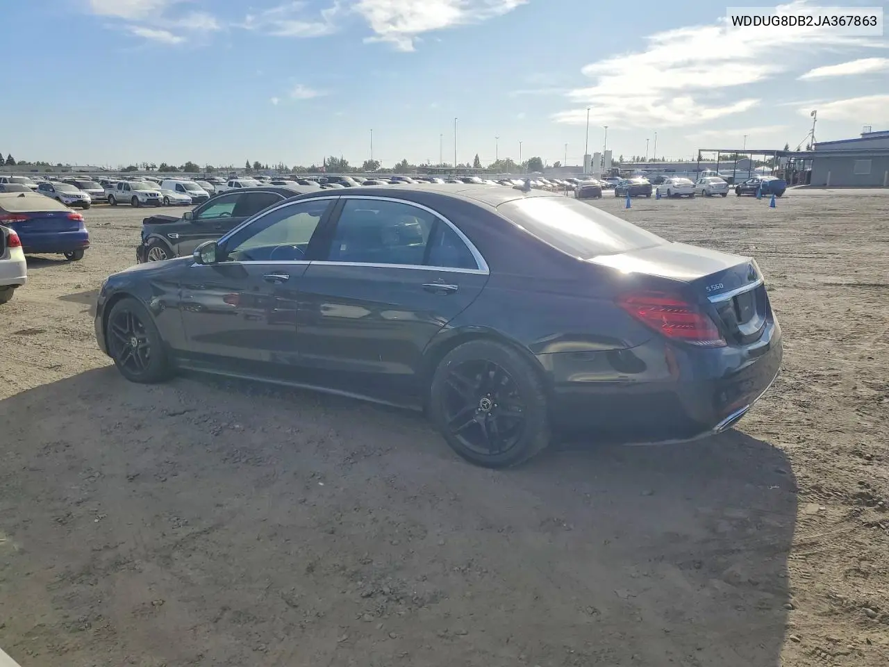 2018 MERCEDES S-KLASSE VIN WDDUG8DB2JA367863 — фото 2