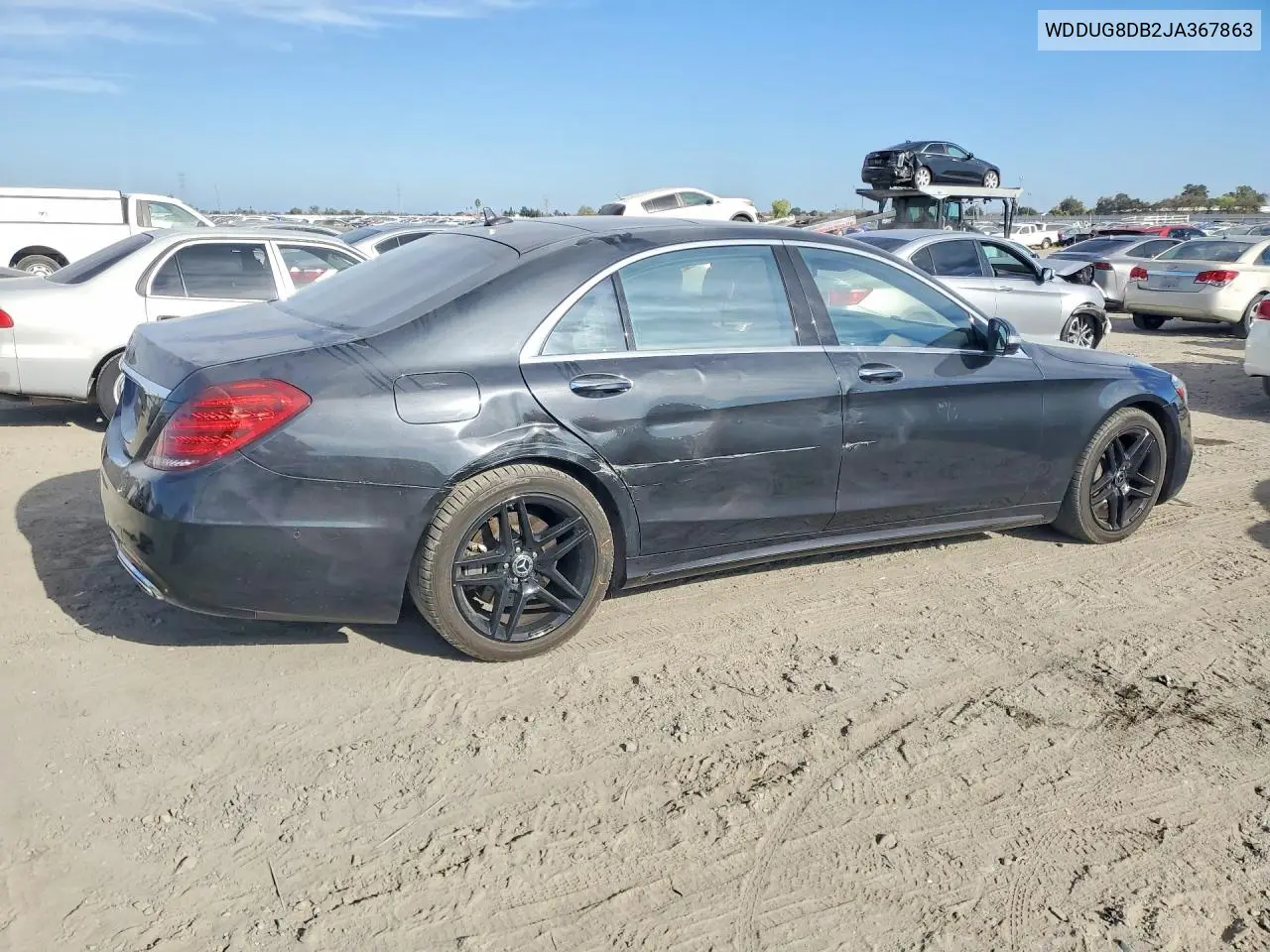 2018 MERCEDES S-KLASSE VIN WDDUG8DB2JA367863 — фото 3