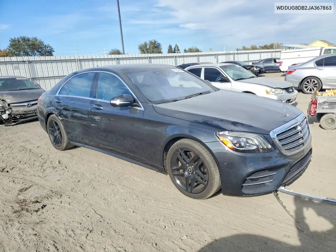 2018 MERCEDES S-KLASSE VIN WDDUG8DB2JA367863 — фото 4