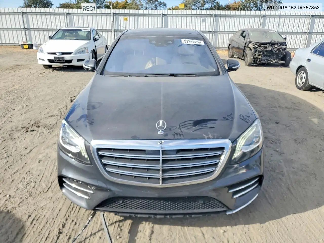 2018 MERCEDES S-KLASSE VIN WDDUG8DB2JA367863 — фото 5