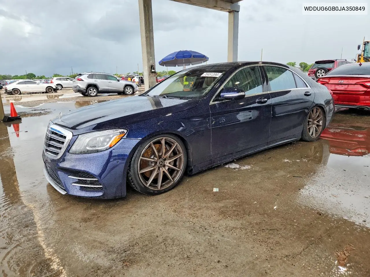 MERCEDES S-KLASSE 2018, VIN WDDUG6GB0JA350849