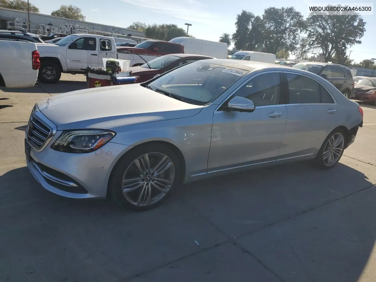 MERCEDES S-KLASSE 2019, VIN WDDUG8DB2KA466300