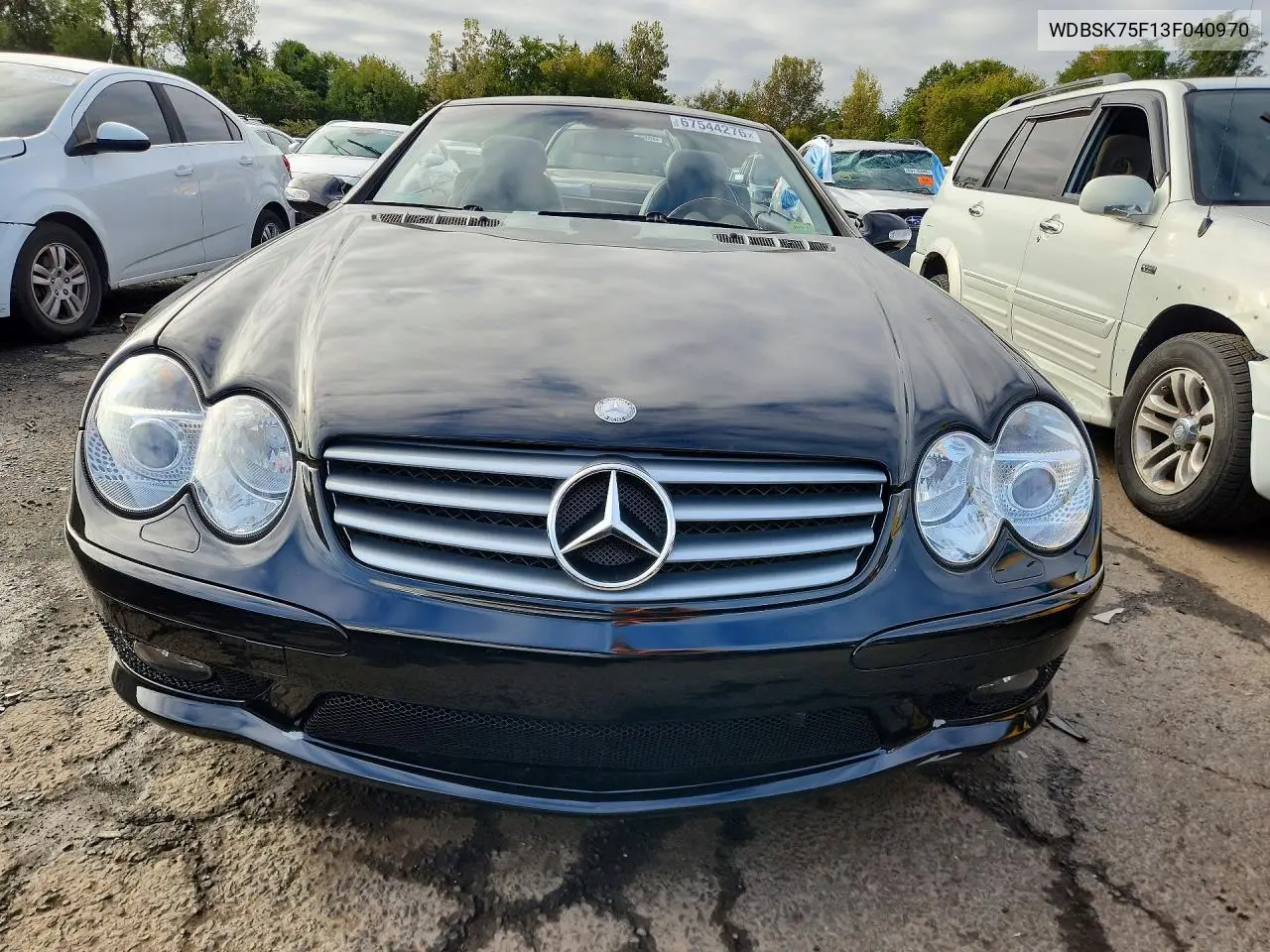 2003 MERCEDES SL-KLASSE VIN WDBSK75F13F040970 — фото 5