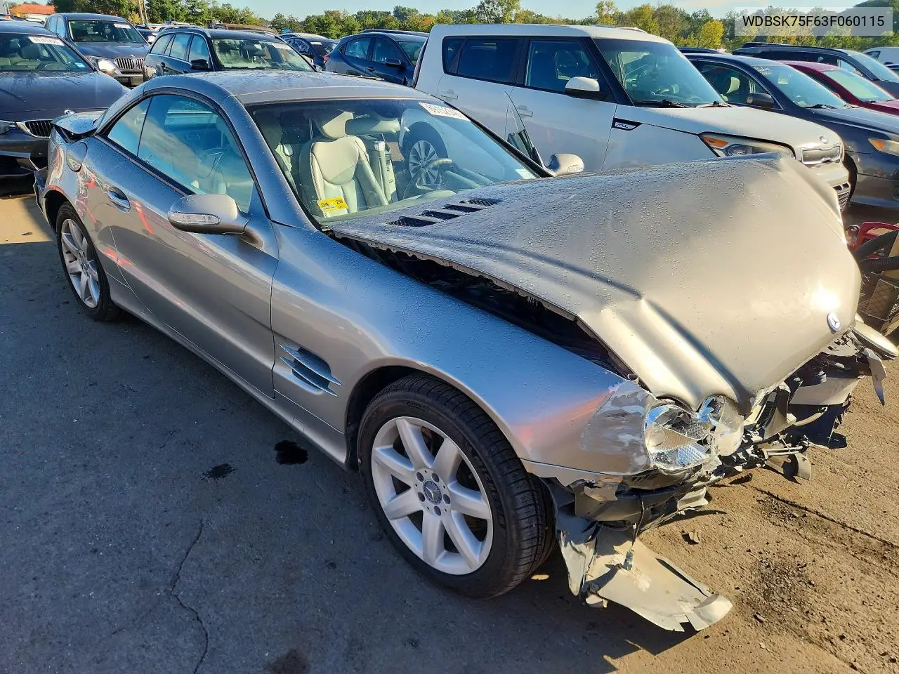 2003 MERCEDES SL-KLASSE VIN WDBSK75F63F060115 — фото 4