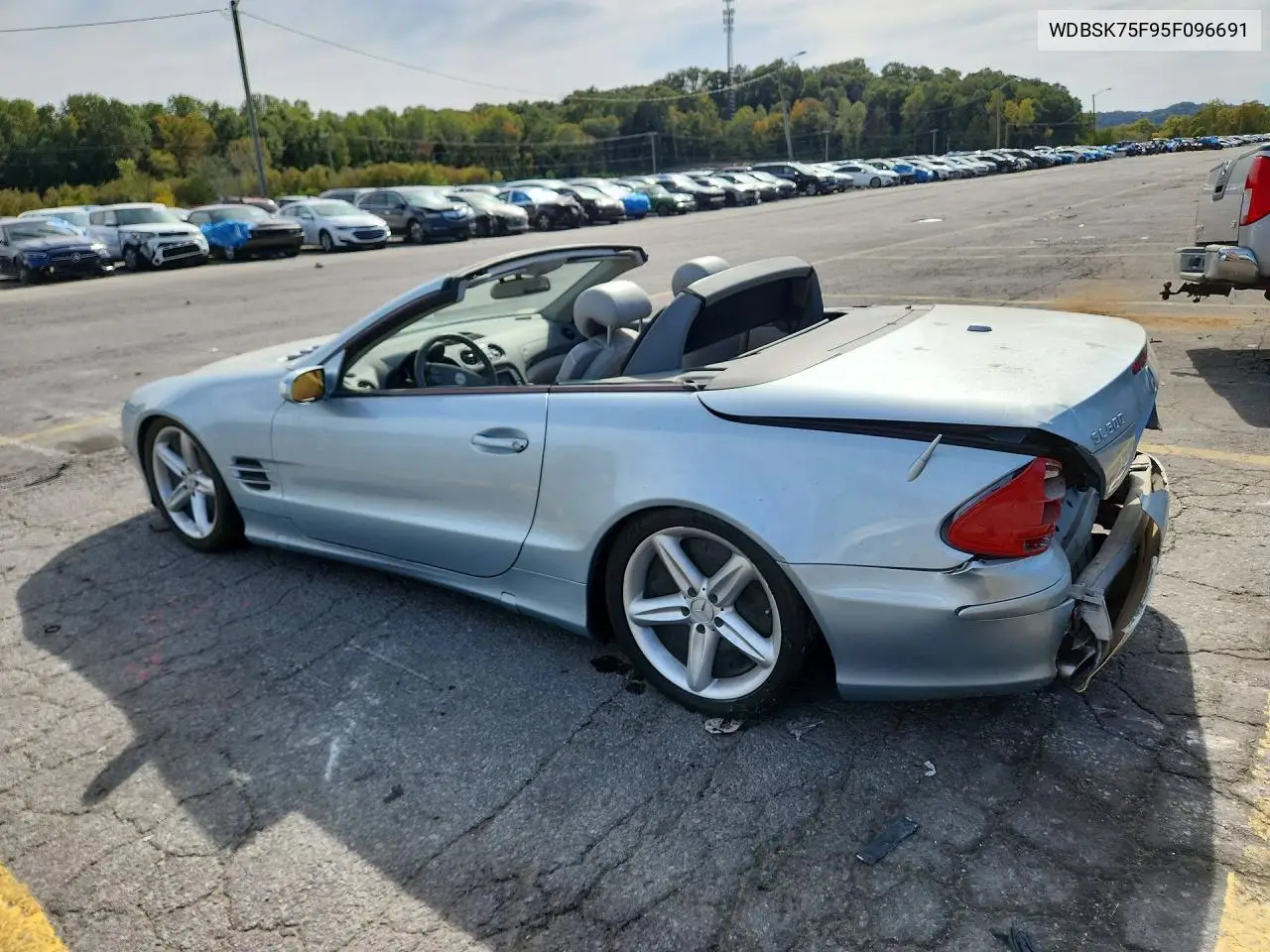 2005 MERCEDES SL-KLASSE VIN WDBSK75F95F096691 — фото 2